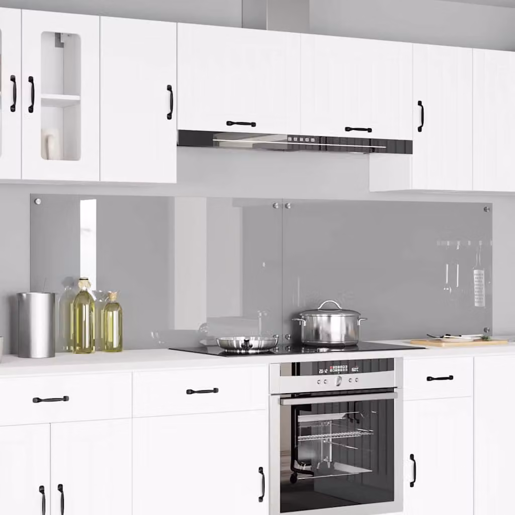 Set di 2 schienali da cucina vidaXL Grigio chiaro L: 110 cm, H: 60 cm