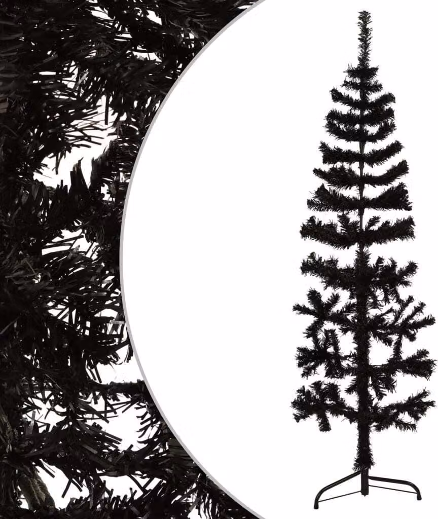 Maison Exclusive - Support per albero di Natale artificiale, design elegante, colore nero, altezza 120 cm