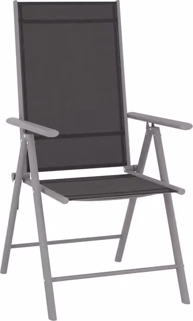 Set per Divani da Giardino 9 pz Nero e Argento 3070644