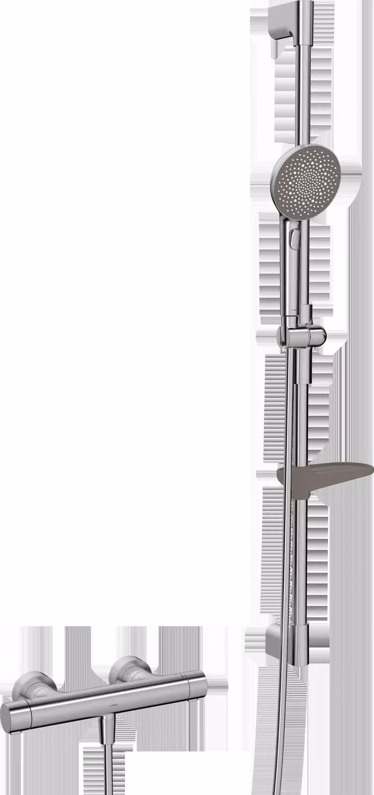 HANSA HANSAPRISMA Mitigeur de douche avec ensemble de douche, 970mm, 3 jets, 4813043180, 4813043180