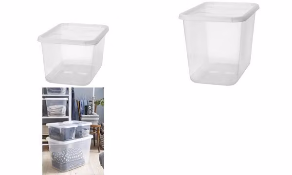 smartstore 3062070 smartstore Aufbewahrungsbox BASIC M, 25 Liter, transparent