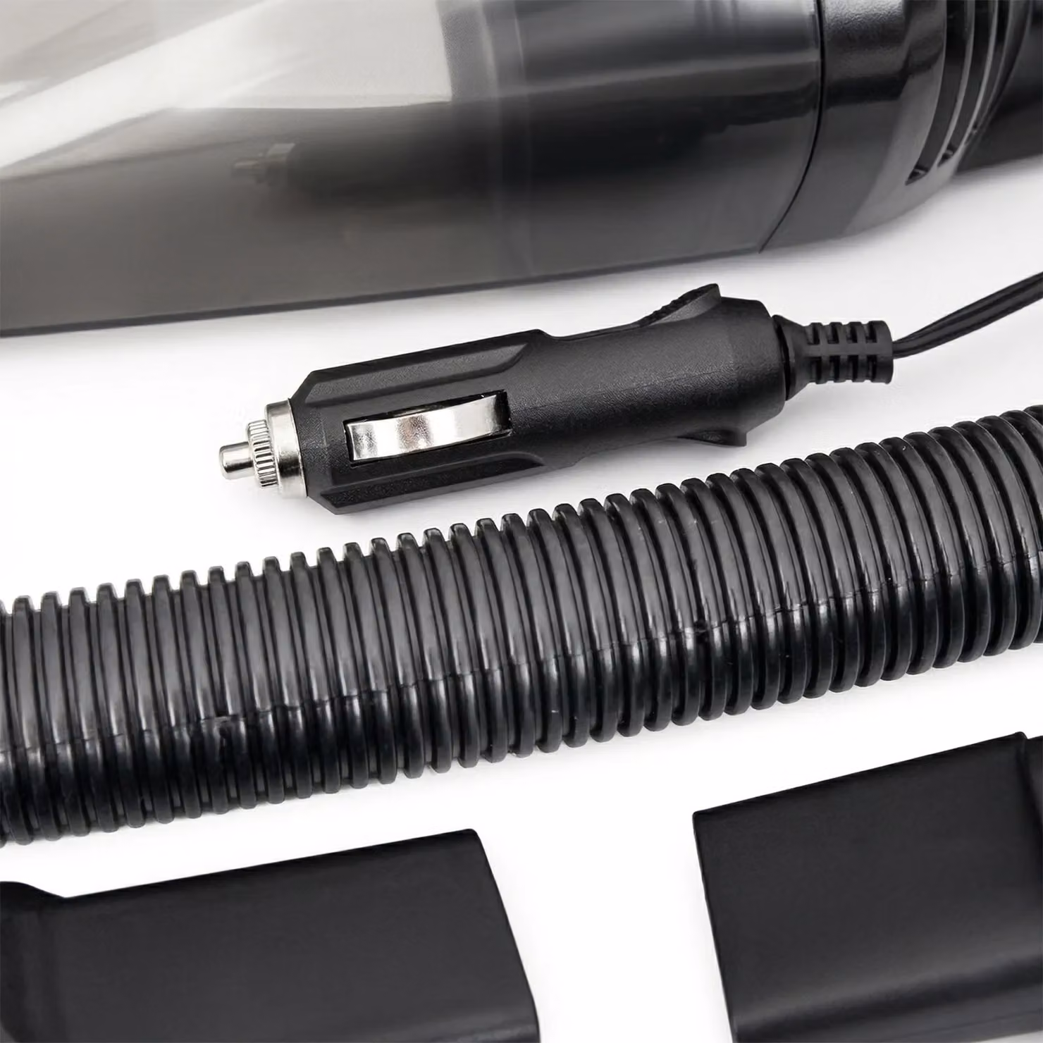JOCCA Aspirapolvere Portatile per Auto 12V 100W con Filtro HEPA Lavabile, Nero – 2