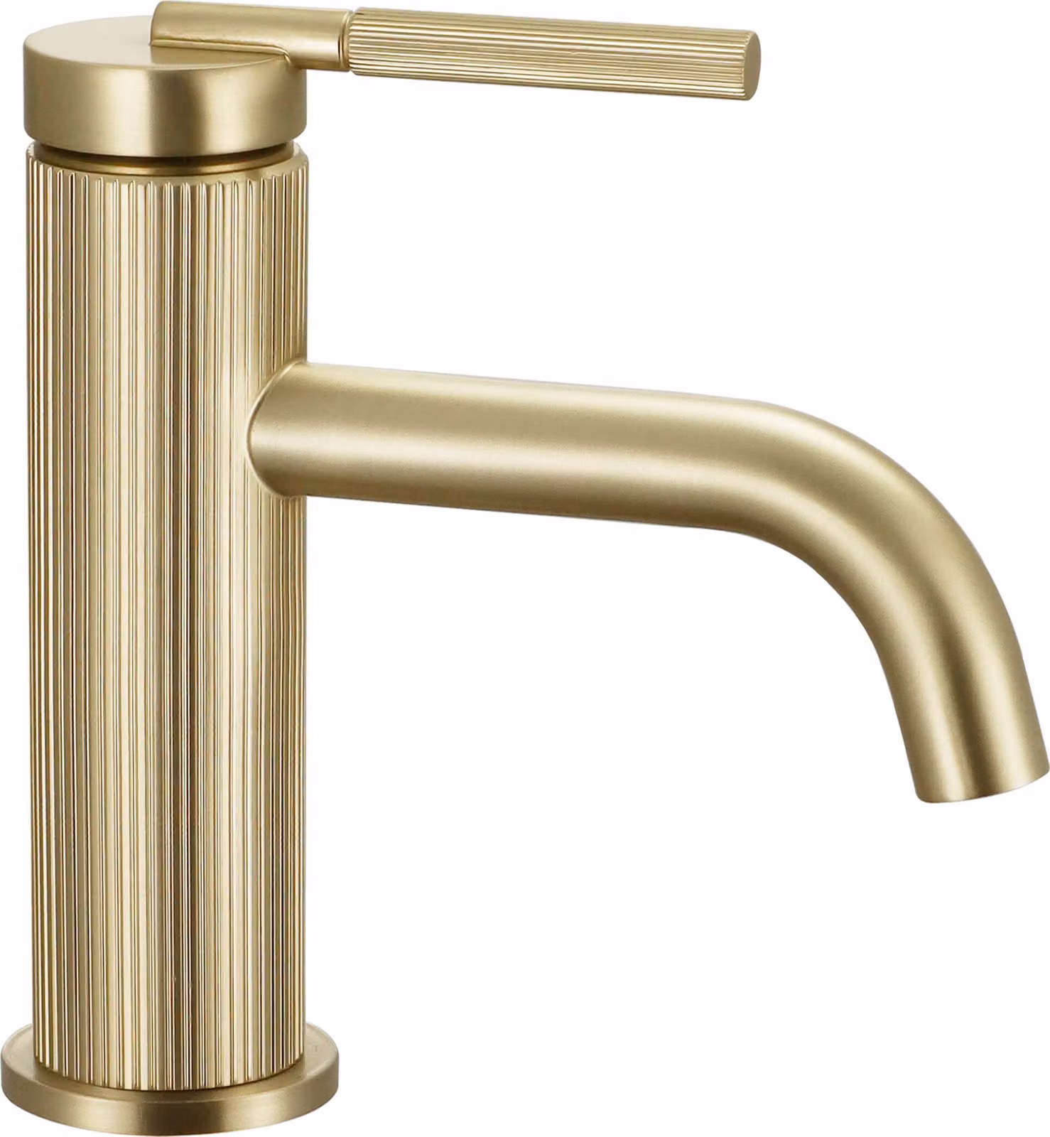 Rubinetto per lavabo Rea Js-B348Bg Argon basso spazzolato oro
