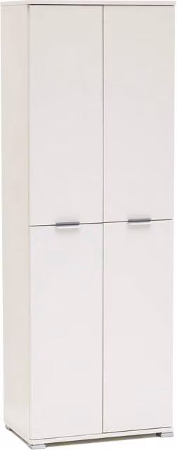 ARMADIO CON 4 ANTE BIANCO 60 X 38 X H174 CM