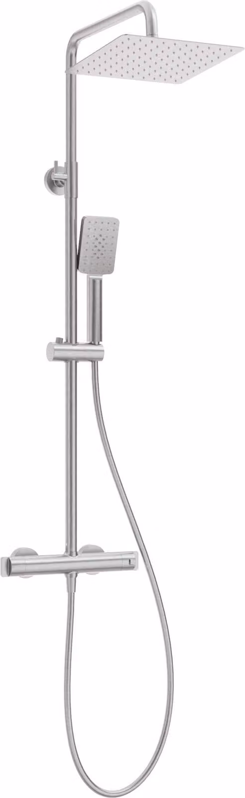 Rain shower with thermostatic shower mixer