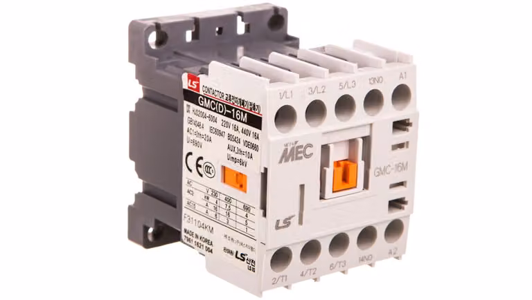 Contattore miniaturizzato 16A 3P 1NO 230V AC GMC-16M 230V AC
