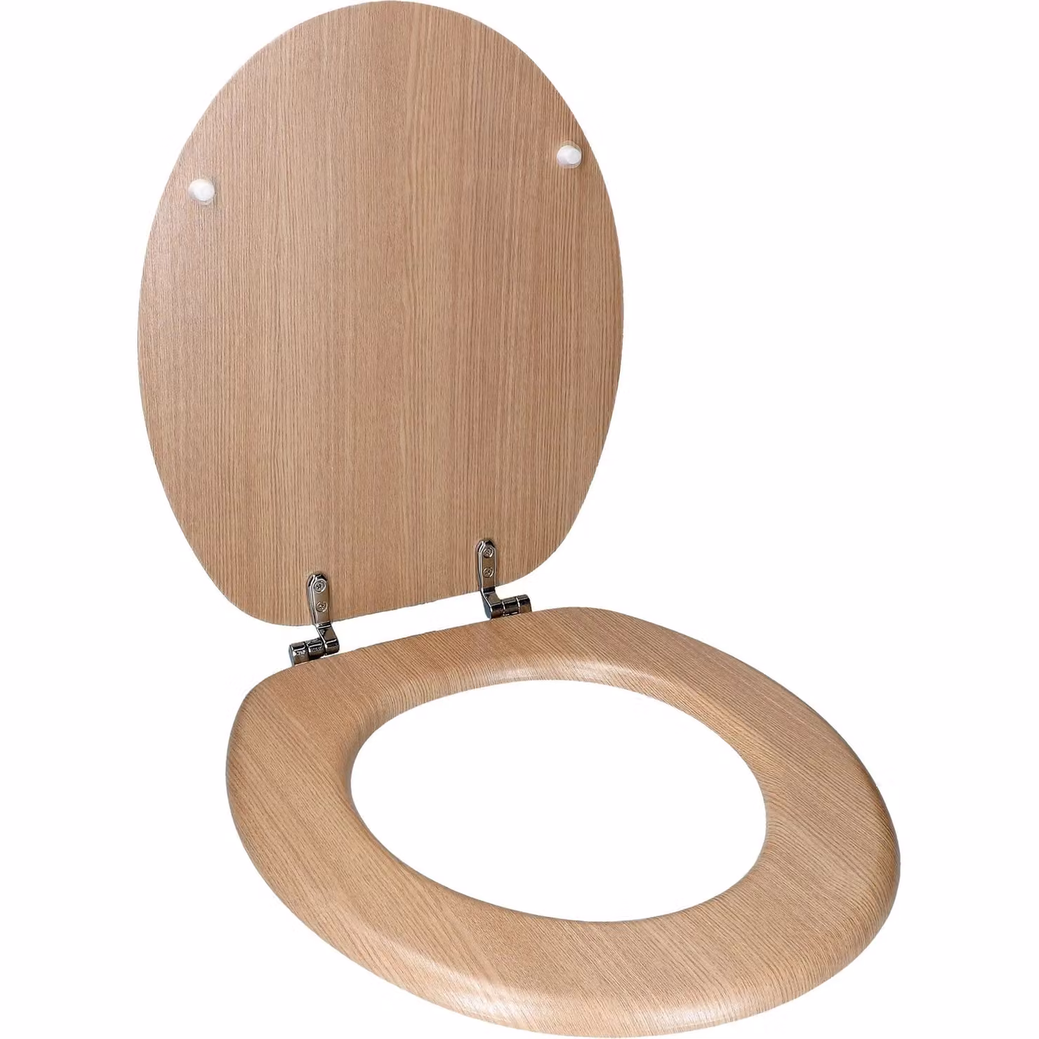 Copriwater in legno Rovere Sonoma marrone Vestiamo Casa L: 37 cm, P: 43,4 cm – 2