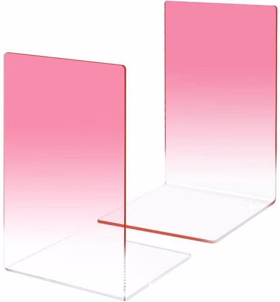 Supporto per libri in acrilico con funzione antiscivolo - Organizzatore da scrivania - Portab libri in acrilico - Organizzatore da ufficio - Sottobicchiere da scrivania - Supporto in acrilico robusto