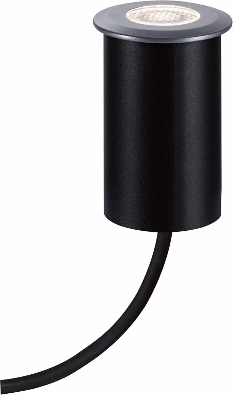 Lampada da incasso a LED Paulmann, modello Floor, 11W, 3000K, grado di protezione IP67, colore grigio