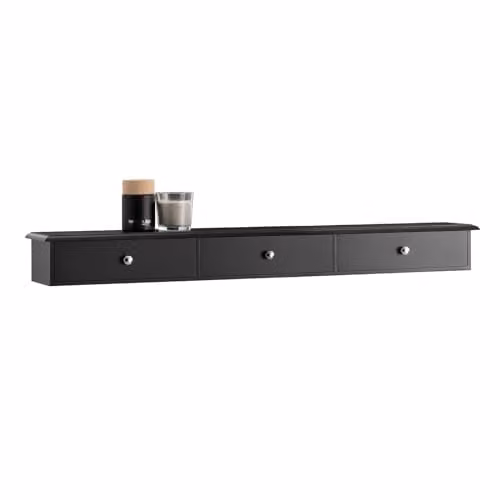SoBuy Mensola da muro con 3 cassetti 94x15x10 cm