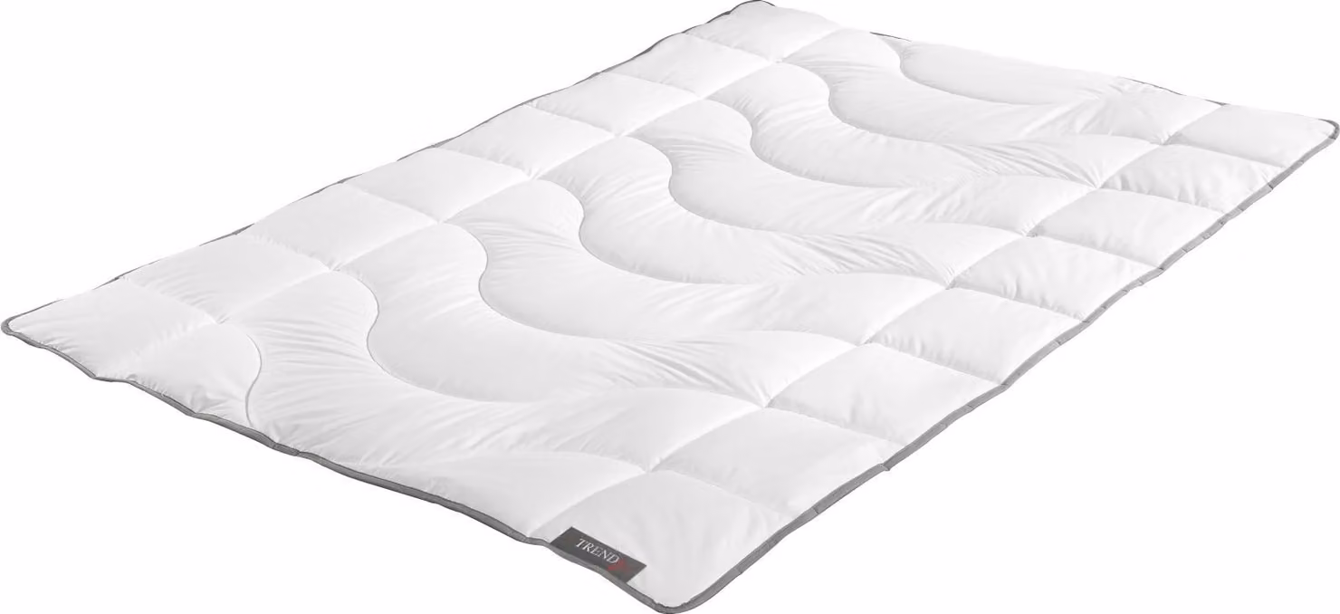 Piumino trapuntato Badenia Trendline Lyocell leggero 155 x 220 cm bianco