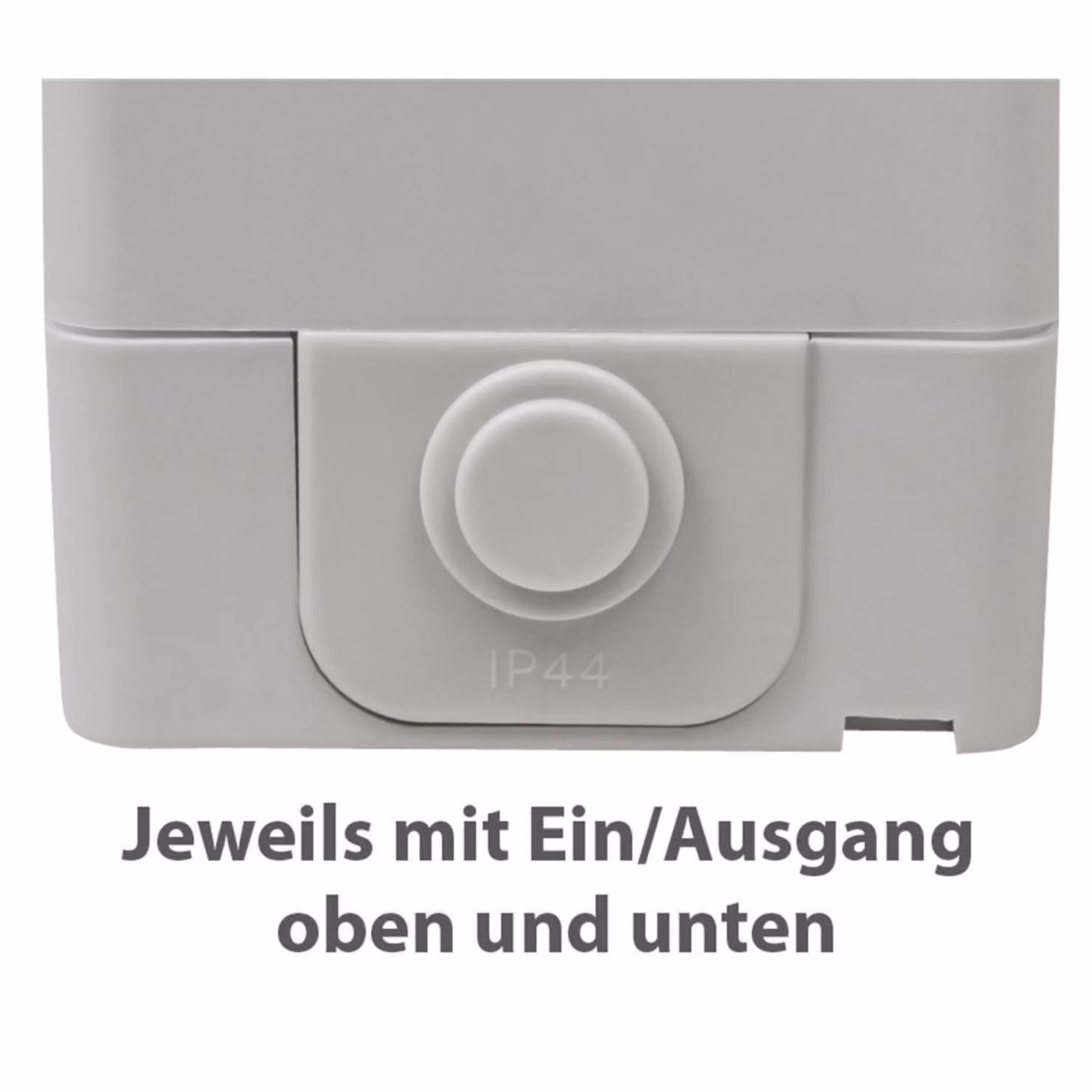 set 4 pezzi per bagno McPower "Taff hallway", grigio, IP44