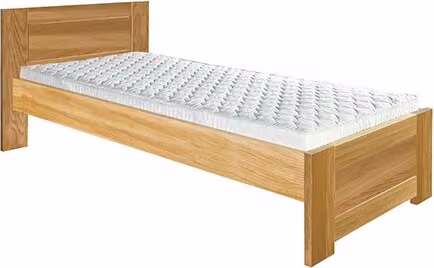 Bett Holz Massive Schlafzimmer Betten 100x200cm Einzelbett Massivmöbel Möbel