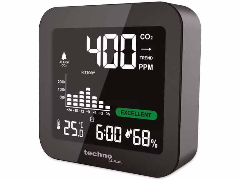 TECHNOLINE Misuratore di Co2 WL 1025
