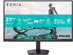 Monitor Gaming Philips Evnia 3000 27" QHD 2K IPS 260Hz Charcoal 27M2N3500PF 00 Grigio e Nero
