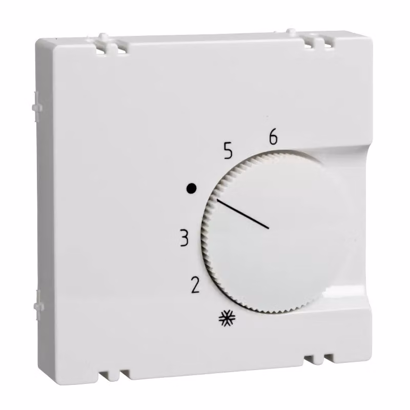 Piastra centrale RWS f.Temp.Regl.Einsatz - Piastra di copertura dell'interruttore bianco 367104