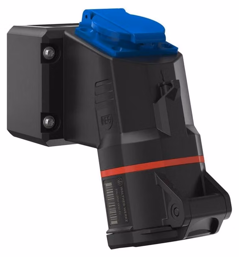 Presa a muro CEI, 16A, 5 poli, 230V, 400V, grado di protezione IP54