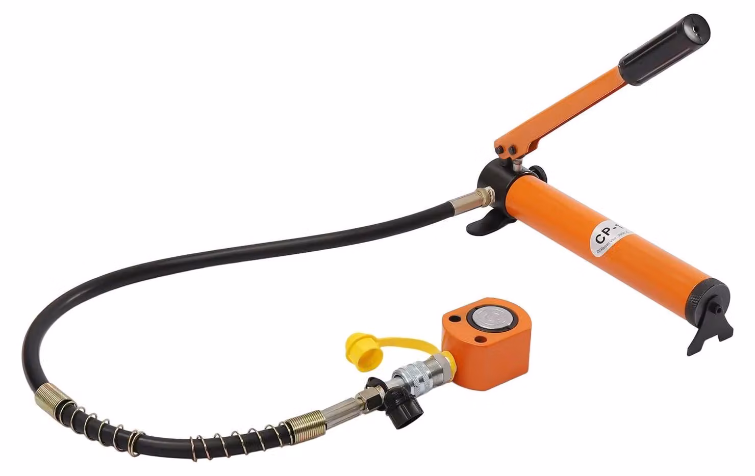 Sollevatore idraulico da 10 tonnellate - Pompa idraulica manuale industriale - 350 cm³ - Per sollevamento, piegatura e raddrizzatura