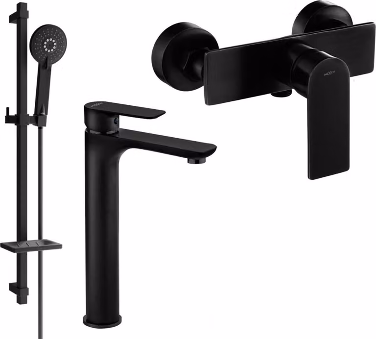 Mexen Alfa DQ40 set doccia, nero - 745714DQ40-70
