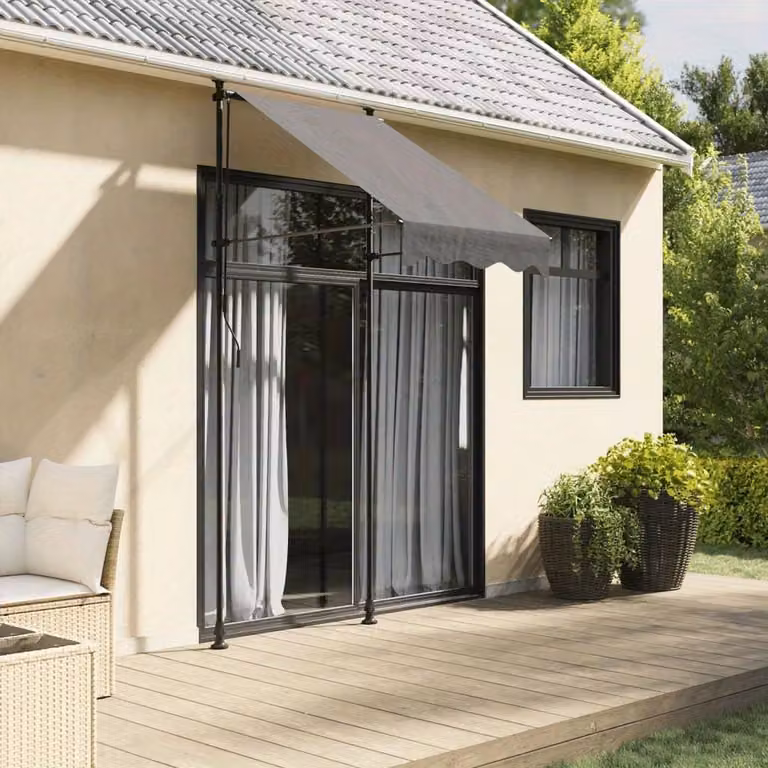 Tenda estensibile - Schermo solare - Tenda a cassonetto - Tenda da balcone - Tenda da terrazza - Tessuto poliestere resistente alle intemperie