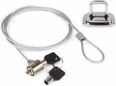 Cavo con lucchetto per notebook Hamlet Chiave Lock 150Kr Silver XNBLOCK150KR