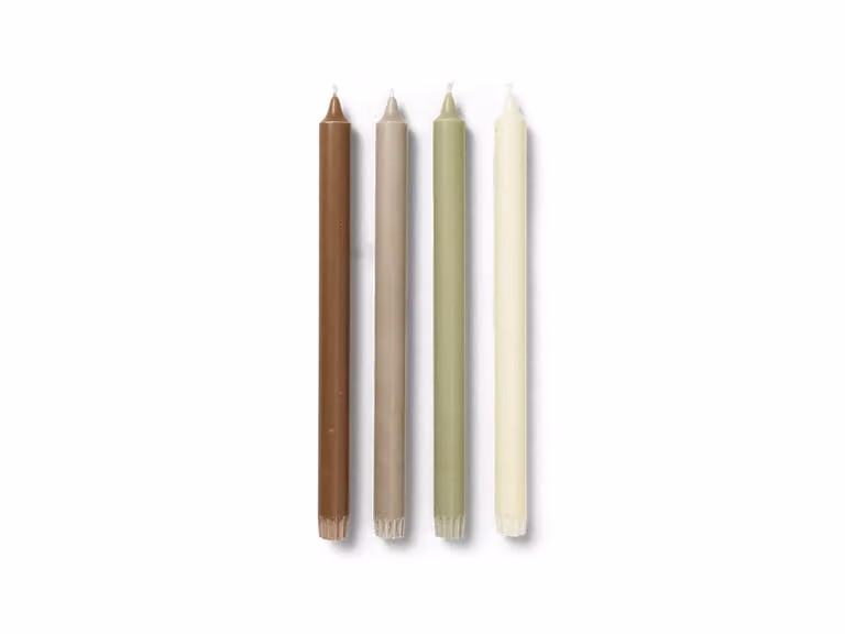 Pure Candele Set da 4 - Miscela botanica
