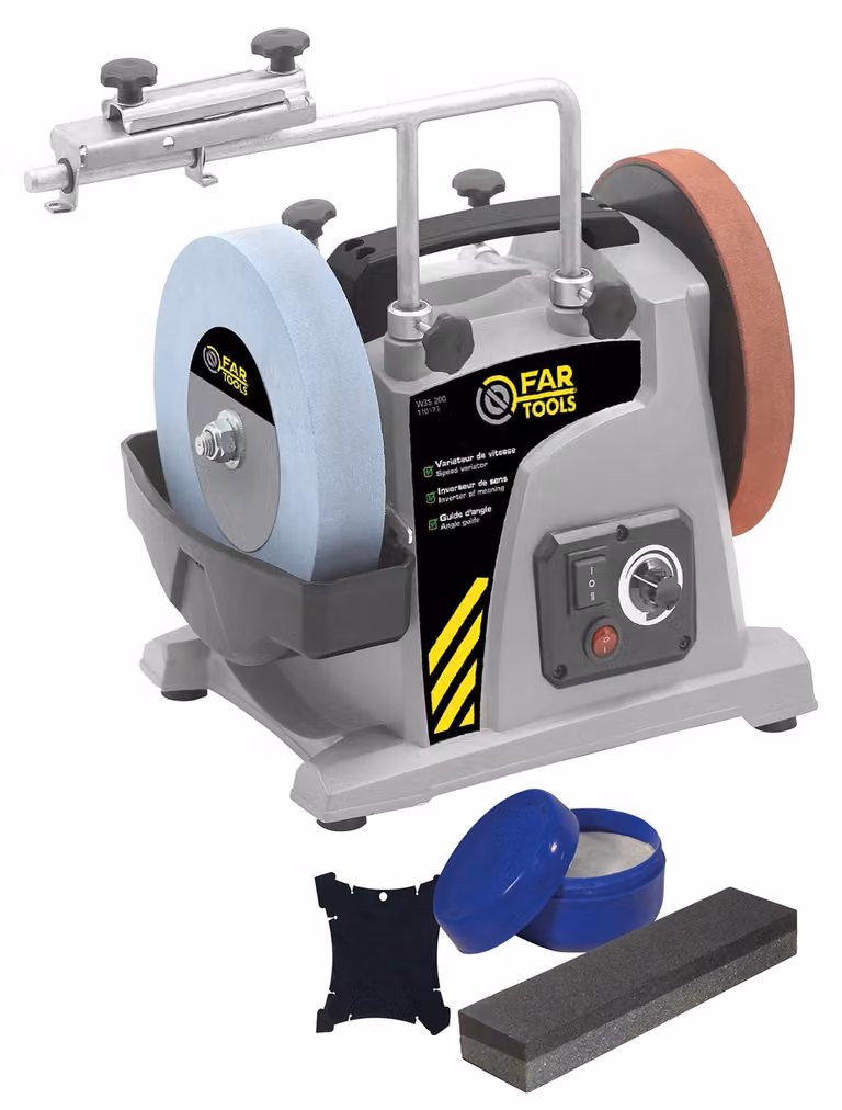 Smerigliatrice angolare da 200 mm - Elettrica con cavo - Potenza 520 W - Adatta per metallo e pietra