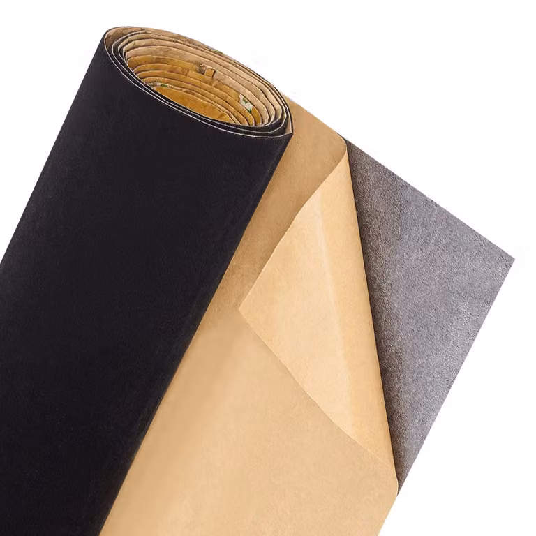Carta vellutata autoadesiva - Colore: nero - Spessore: 0,6 mm - Dimensioni: 200 cm x 40 cm