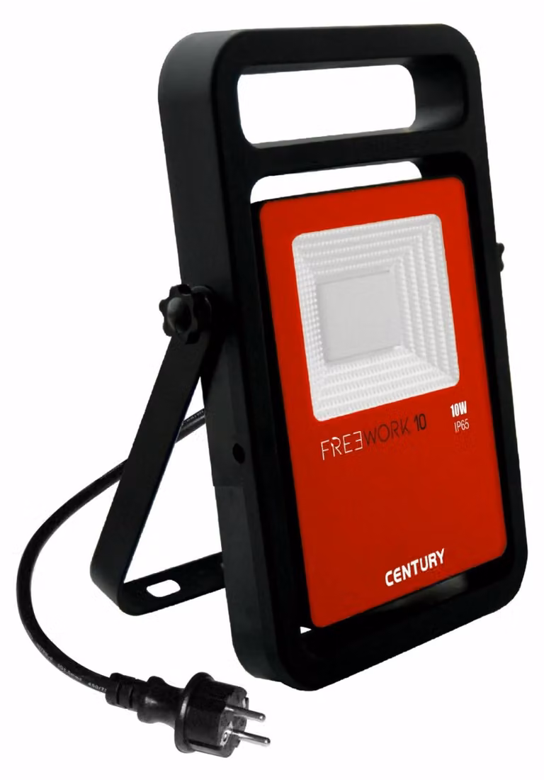 Lampada a LED con riflettore CENTURY, funzionamento a corrente continua, 10 W, 4000 K, 750 lm, con cavo da 2 m, IP65, CEN FRW-100040