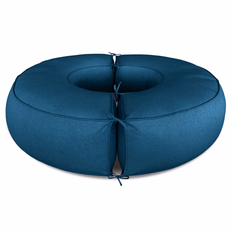 Salottino tondo Blu