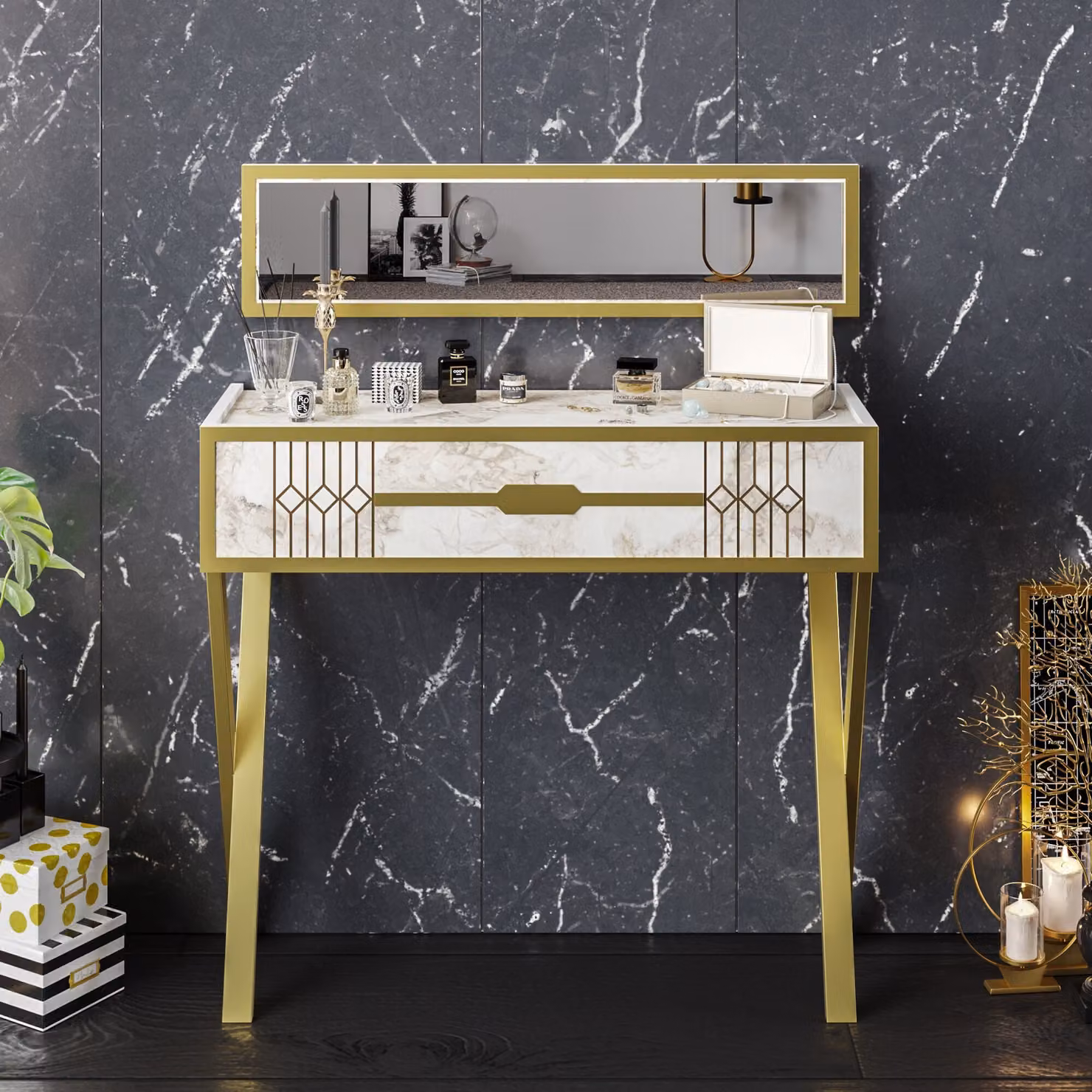 Skye Decor, Frida - White, Credenza, Bianco, 100% PANNELLI DI PARTICELLE RIVESTITI IN MELAMMINA, 90 x 32 x 80 cm