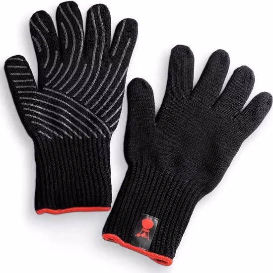 Manopole per barbecue Weber in silicone nero resistenti al calore