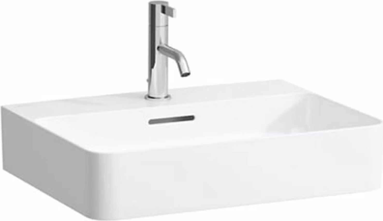LAUFEN VAL lavabo à poser, 1 trou pour robinet, avec trop-plein, US fermé 550x420mm, H8162820001041, H8162820001041