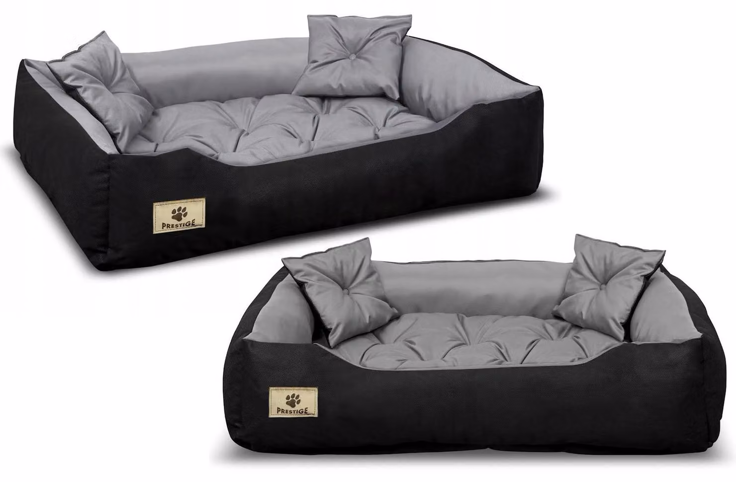 Letto per cani PRESTIGE 115x95 cm impermeabile grigio