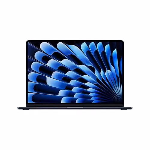 Apple MacBook Air 15'' con chip M5: progettato per l’AI, display Liquid Retina da 15,3'', 24GB di memoria unificata, 1 TB di archiviazione SSD, 10 CPU, 10 GPU, Wi Fi 7 – Mezzanotte