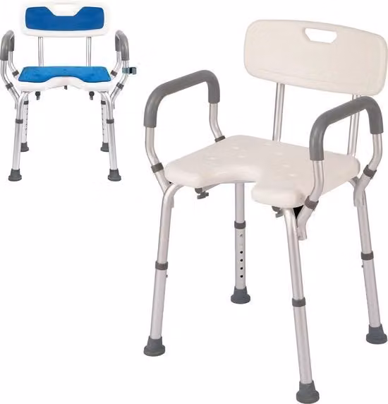 Sedile doccia con presa anti-slip
