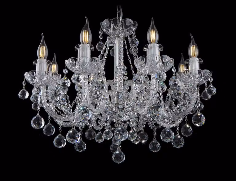 Barock Stil Tisch Lampe Kronleuchter Nachttisch Lampen Leuchten Bohemia Lampe