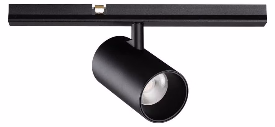 Illuminazione A Binario Contemporaneo Stick Alluminio Nero Led 5W 3000K Ip20
