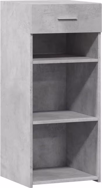 Buffet credenza cassettiera armadio mobile contenitore organizer per cucina soggiorno salotto 40 x 42,5 x 93 cm legno ingegnerizzato grigio 02_0031938