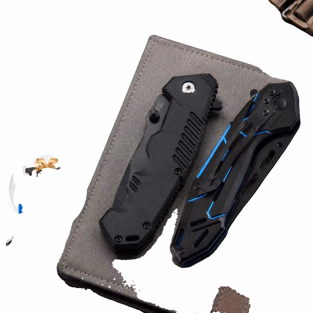 Strumento multifunzione, design portatile, versatile per l'uso all'aperto, confezione da 3 pezzi