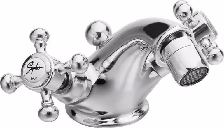 Miscelatore per bidet ANTEA con scarico a scomparsa, cromo