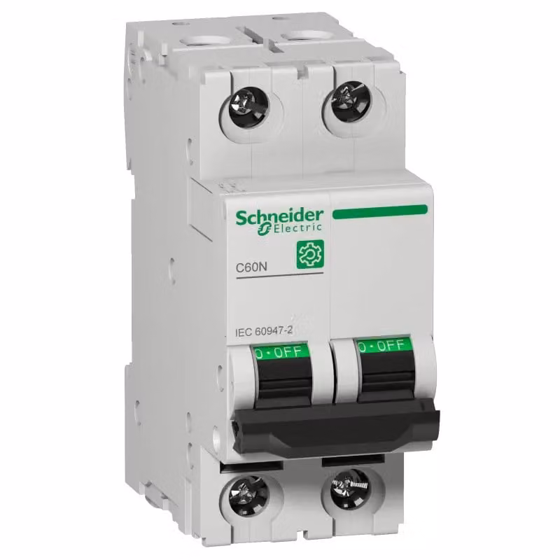Schneider Electric Multi 9 Interruttore LS OEM C60N a 2 poli, 3 A, caratteristica C, 10 kA, IEC 60947-2, M9F11203