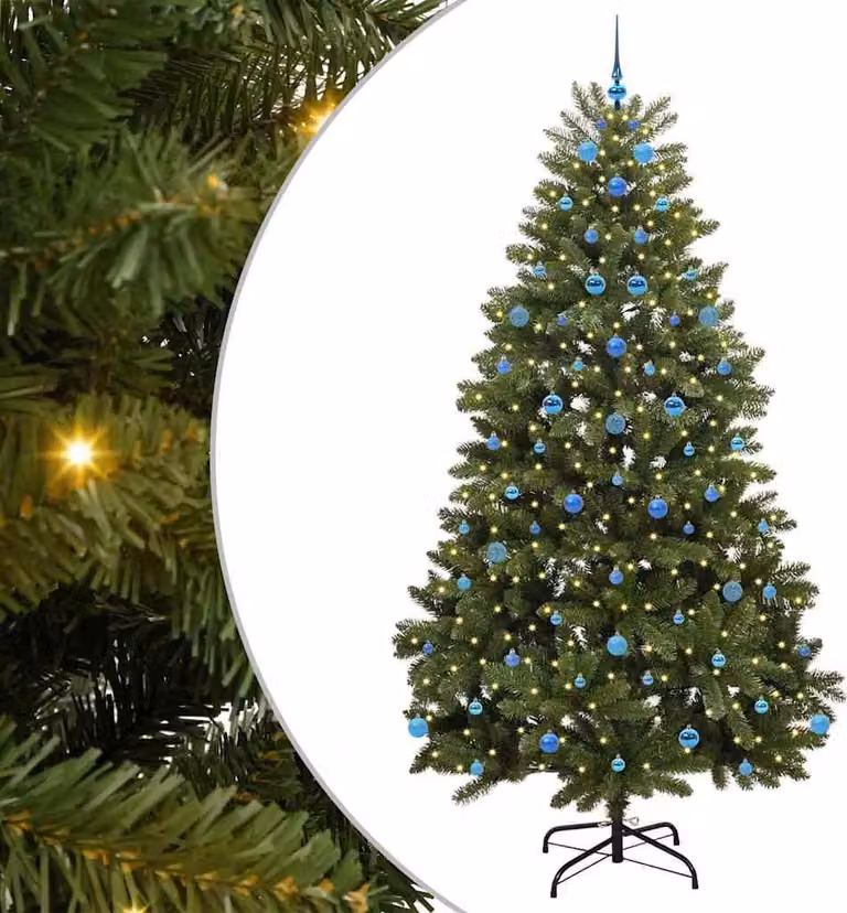 Albero di Natale artificiale Verde 240 cm PVC e Metallo
