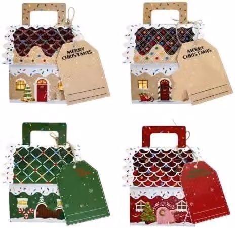 Calendario dell'Avvento da riempire, con 24 scomparti vuoti, elemento decorativo, ideale per creare sorprese personalizzate