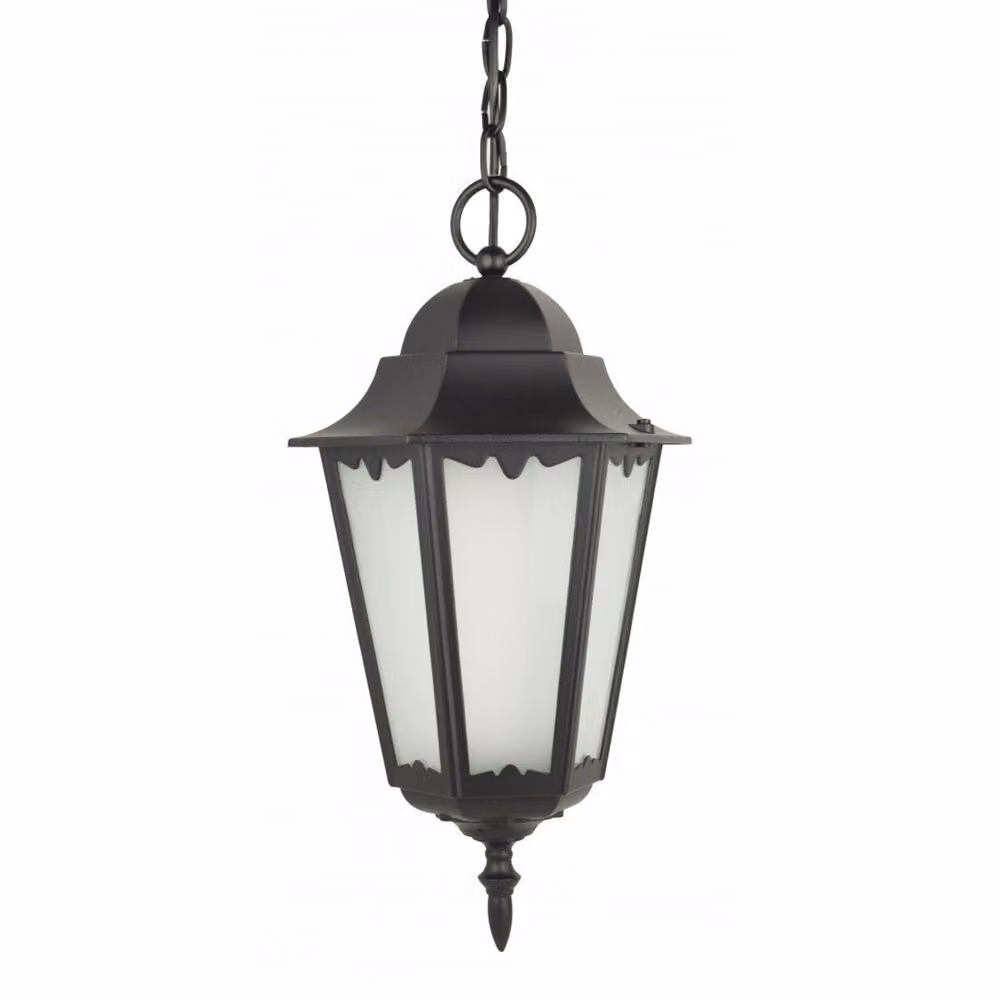 Lampada a sospensione per esterni 1xE27 nero IP43 SU-MA Retro K 1018/1/DH