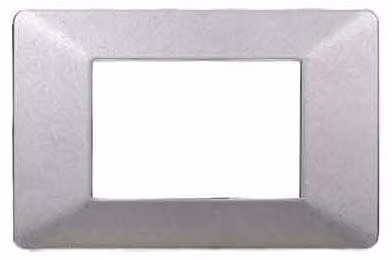 PLACCA COPRINTERRUTTORI SILVER 'STARLIGHT' 7 Moduli