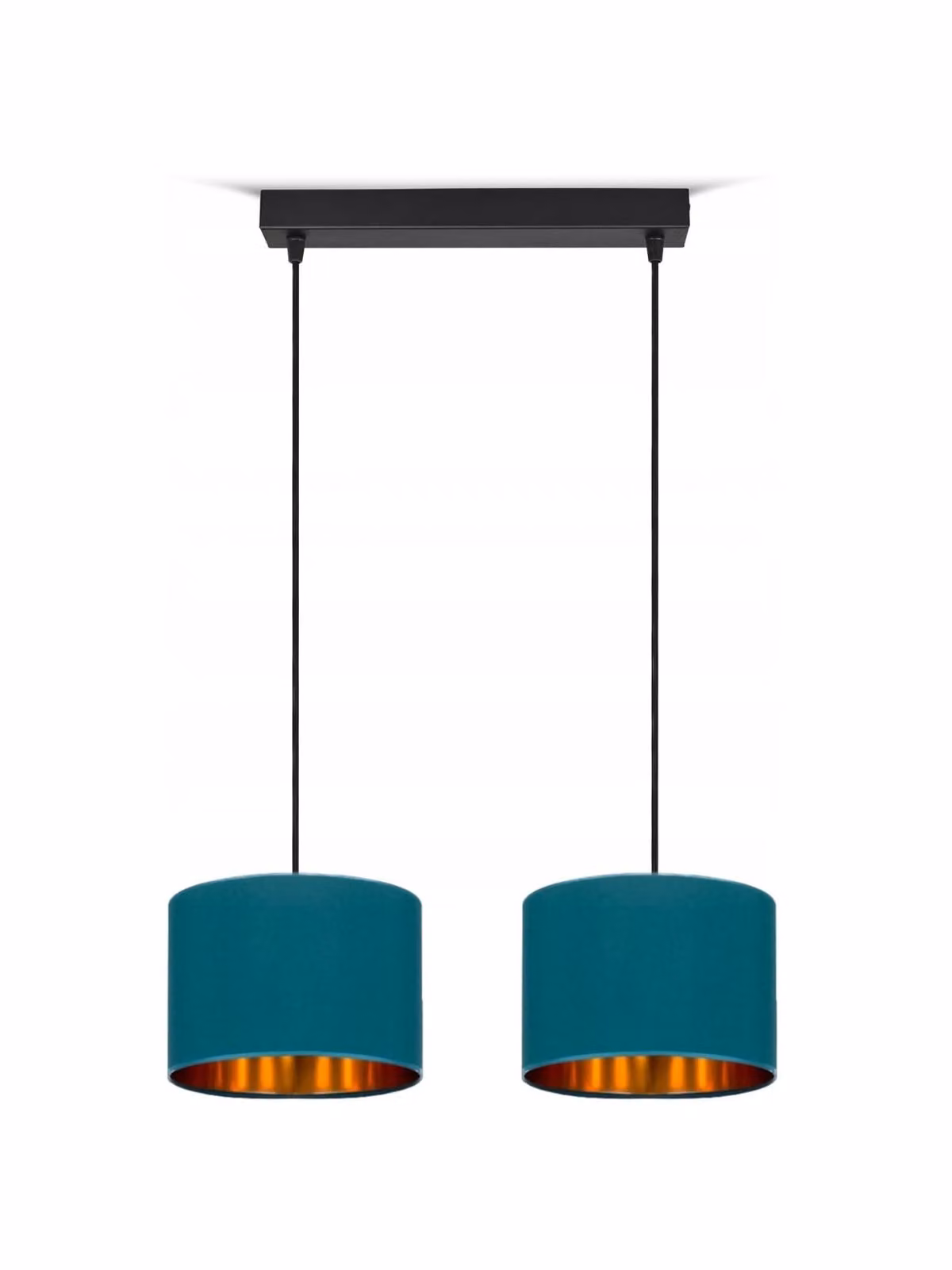 Lampada da soffitto Turchese Lampada Vintage Moderna E27 Lampada di design a 2 luci N230-H2-T
