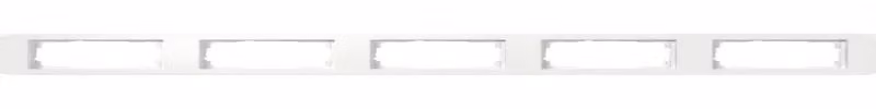 Cornice di copertura Gira 5f Gira E1 bianco puro m 0215151