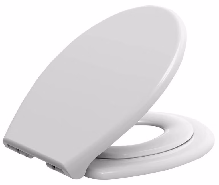Sedili Sapho - Sedile per WC con seggiolino integrato, Soft Close, bianco FS125