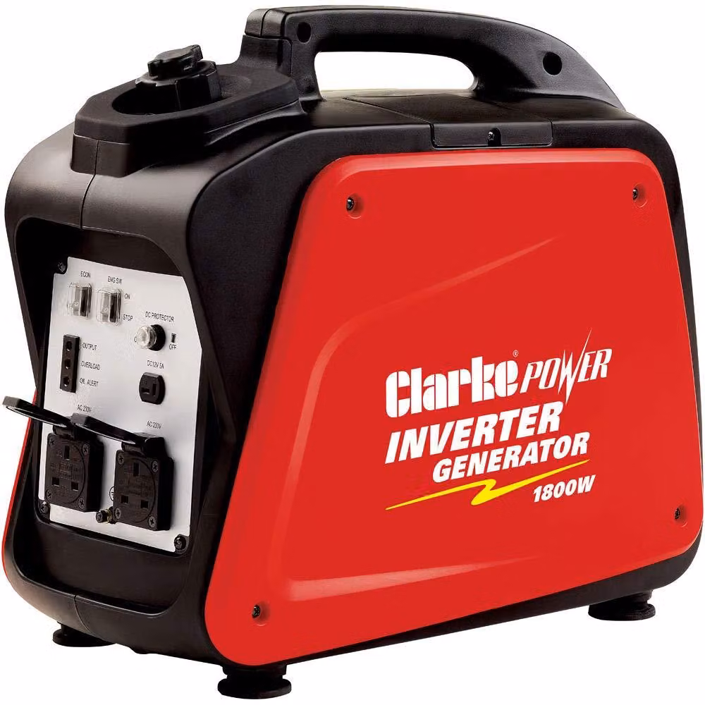 Inverter generatore a benzina da 1800W - 230V, generatore portatile - Silenzioso e leggero, ideale per il campeggio
